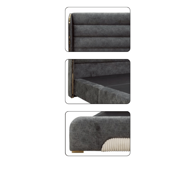 ฐานรองหัวเตียง 6 ฟุต WISDOM DESIGN FURNITURE รุ่น VIO สีดำ